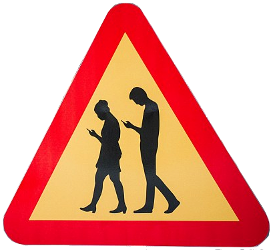 danger smartphone adicts small